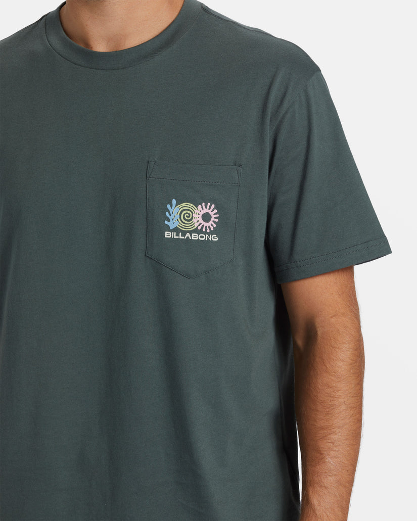 Troppo Pocket T-shirt - Slate Green