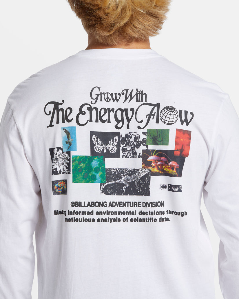 Grow Long Sleeve T-shirt - White