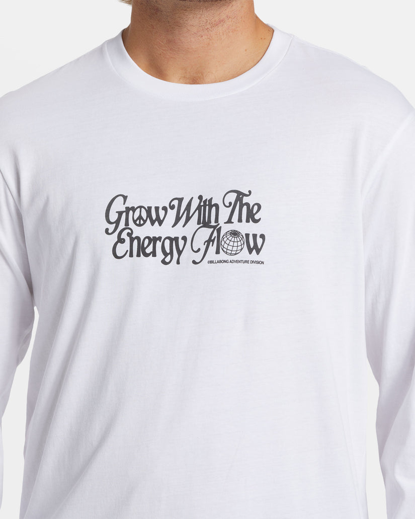 Grow Long Sleeve T-shirt - White