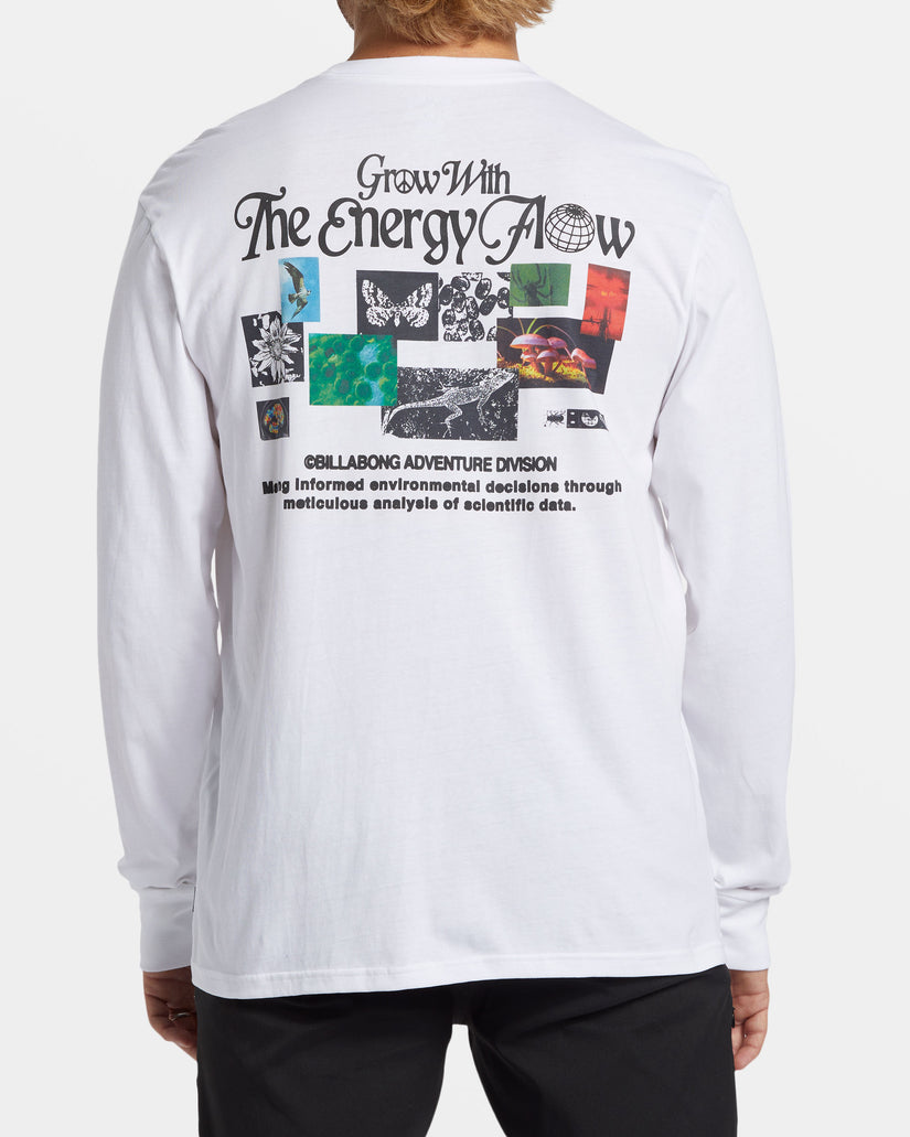 Grow Long Sleeve T-shirt - White