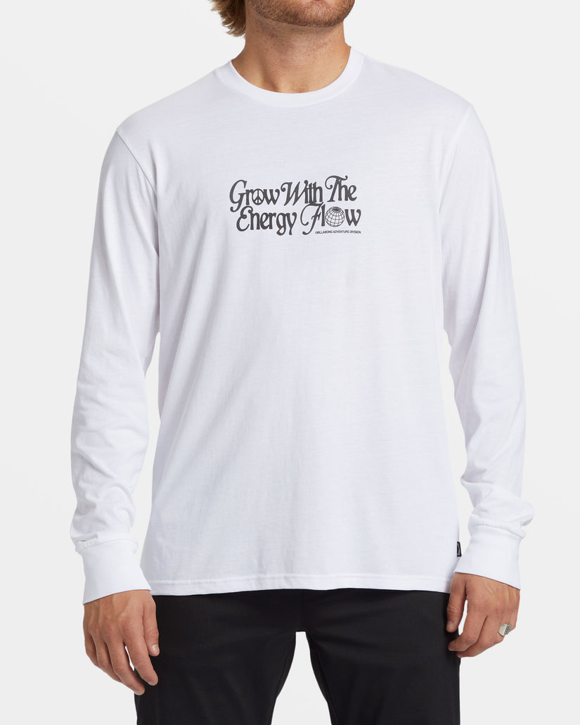 Grow Long Sleeve T-shirt - White