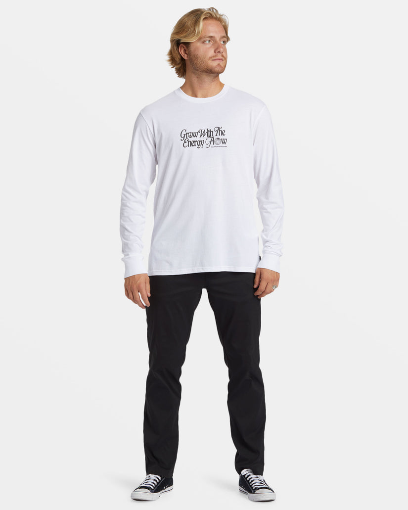 Grow Long Sleeve T-shirt - White