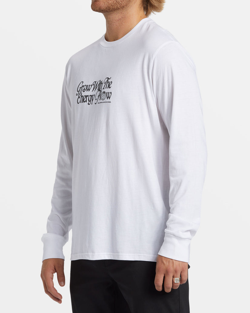 Grow Long Sleeve T-shirt - White