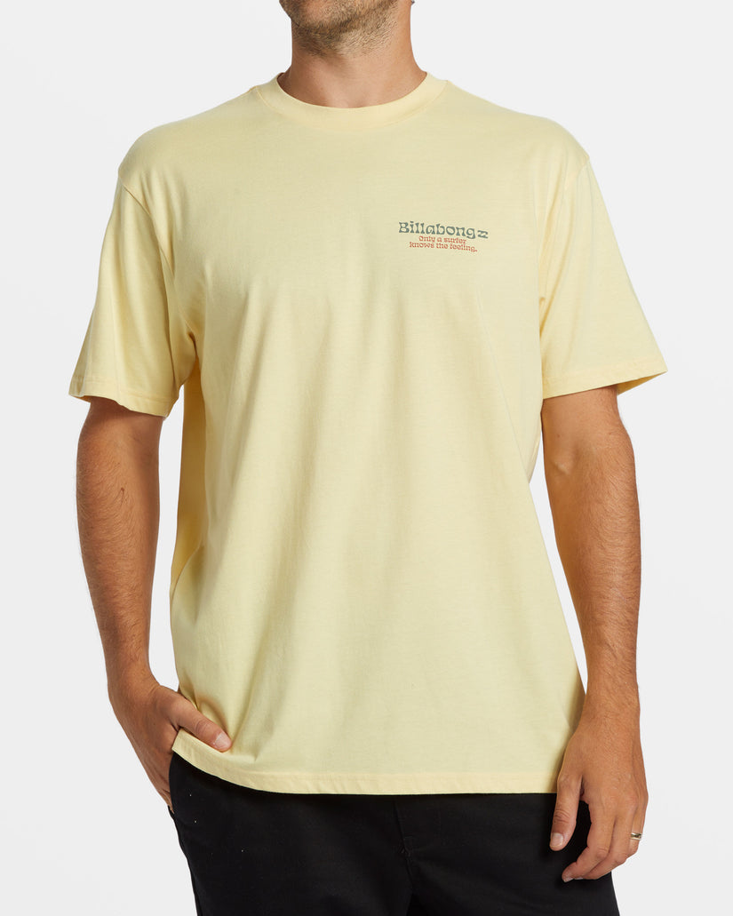 Twin Fins T-Shirt - Papaya