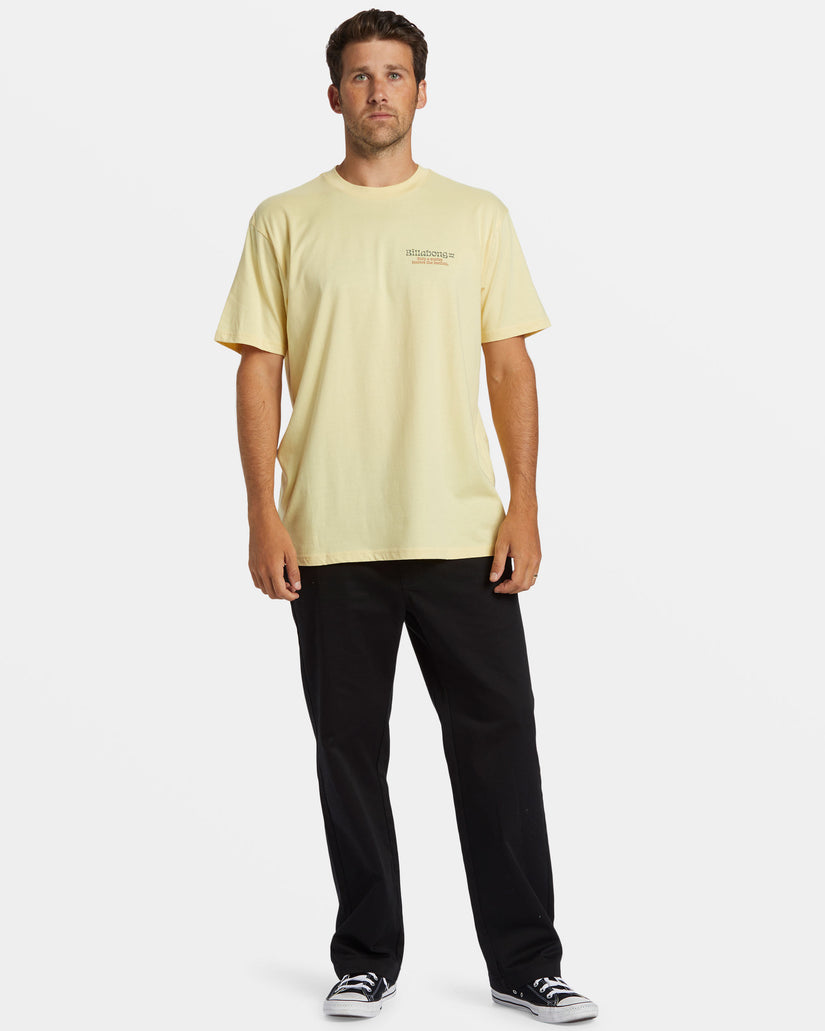 Twin Fins T-Shirt - Papaya