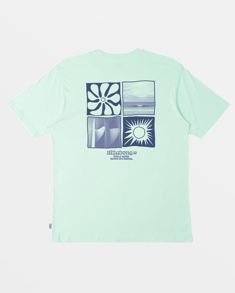 Twin Fins T-Shirt - Seaglass