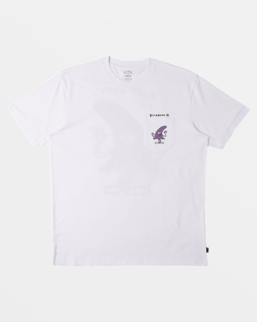 Funghi Pocket T-shirt - White