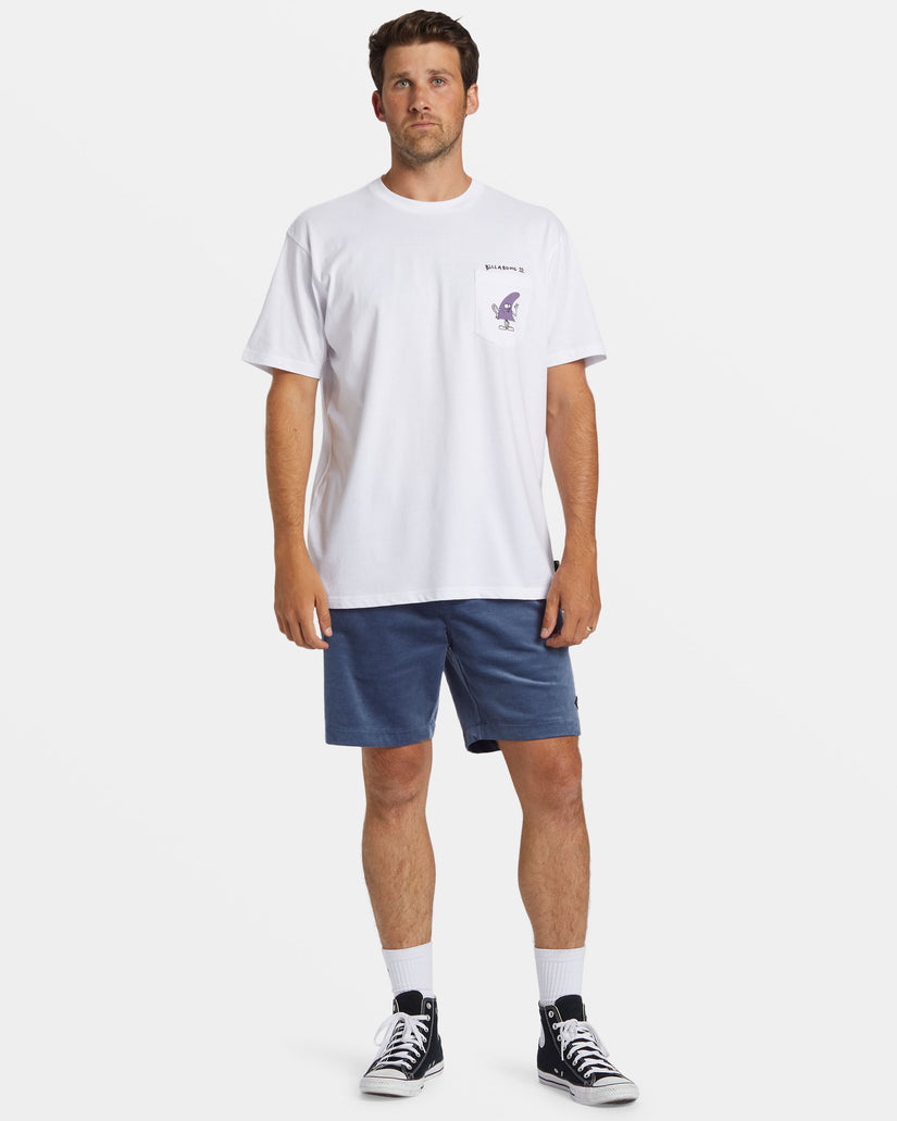 Funghi Pocket T-shirt - White