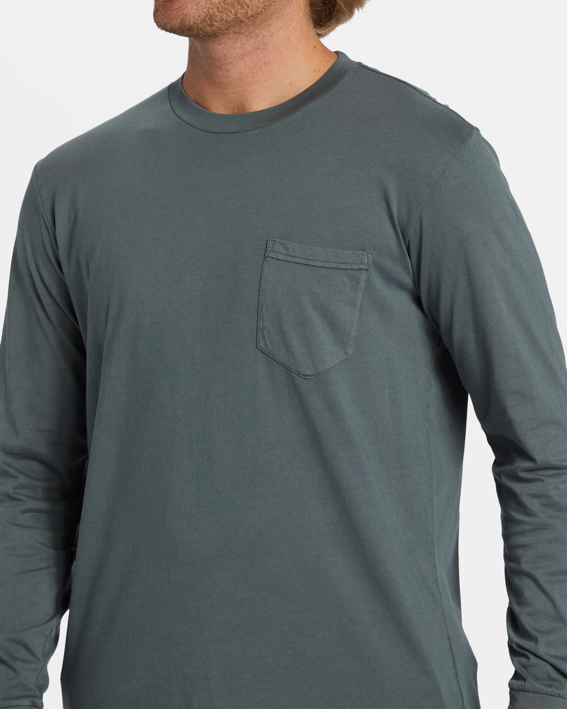 Essential Long Sleeve T-shirt - Slate Green