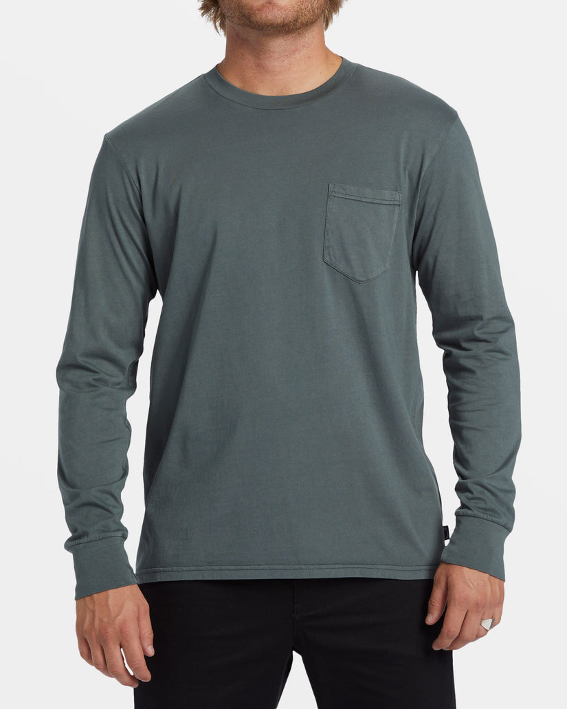 Essential Long Sleeve T-shirt - Slate Green