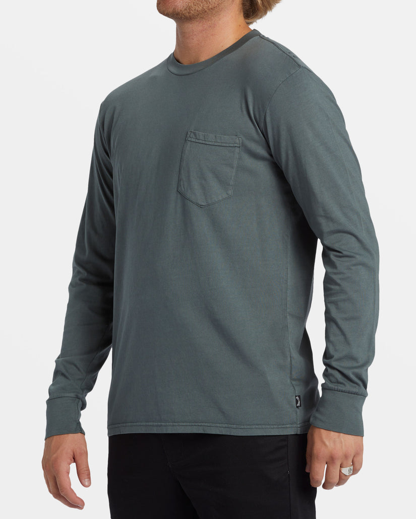 Essential Long Sleeve T-shirt - Slate Green