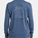 Vacay Long Sleeve T-shirt - Slate Blue