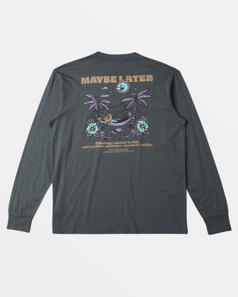 Relax Long Sleeve T-shirt - Slate Green