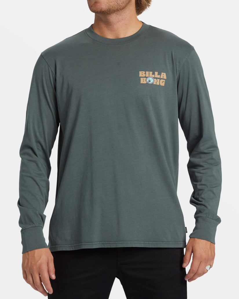 Relax Long Sleeve T-shirt - Slate Green