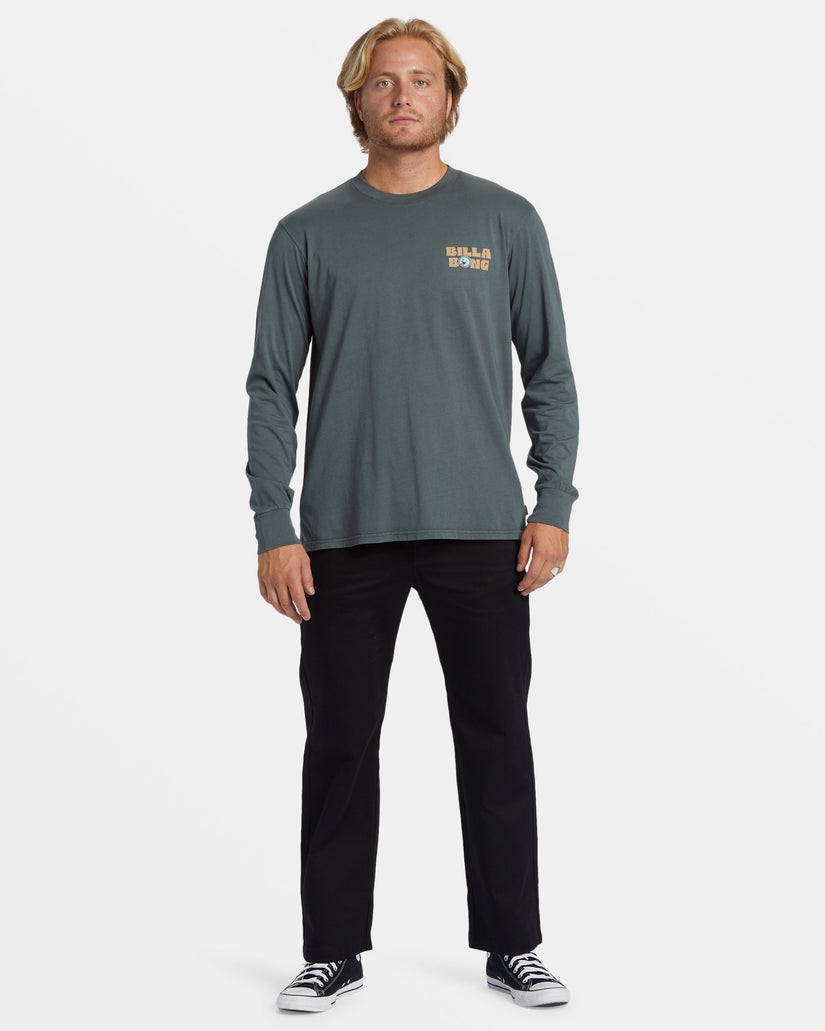 Relax Long Sleeve T-shirt - Slate Green