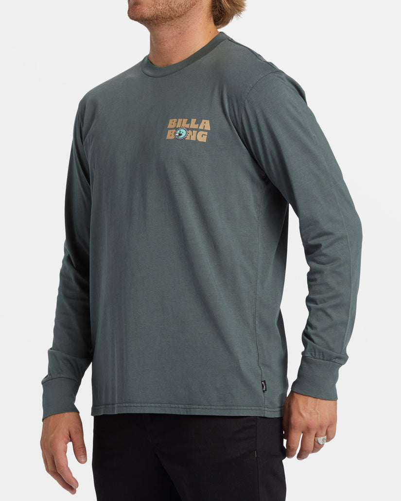 Relax Long Sleeve T-shirt - Slate Green