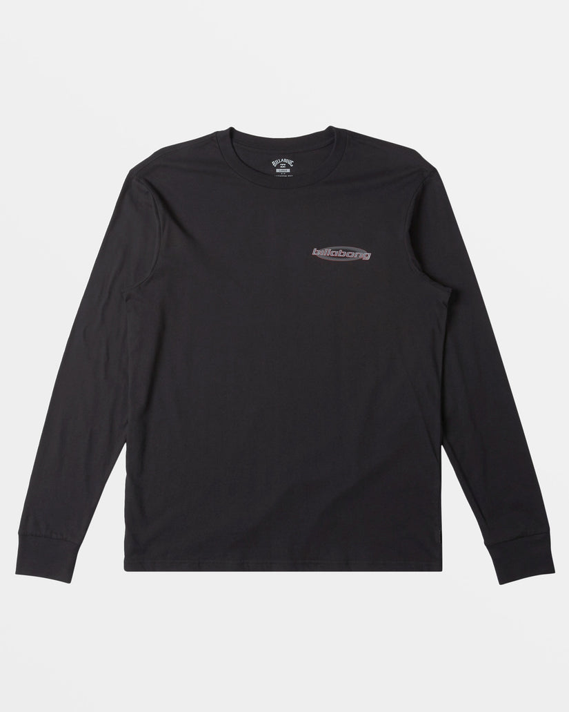 Walled Long Sleeve T-shirt - Black