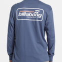 Walled Long Sleeve T-shirt - Slate Blue