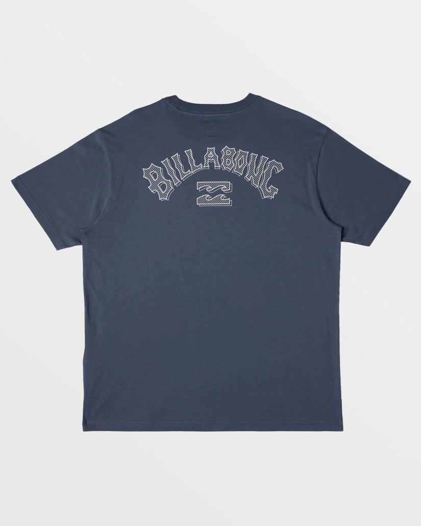 Arch Fill T-Shirt - Slate Blue