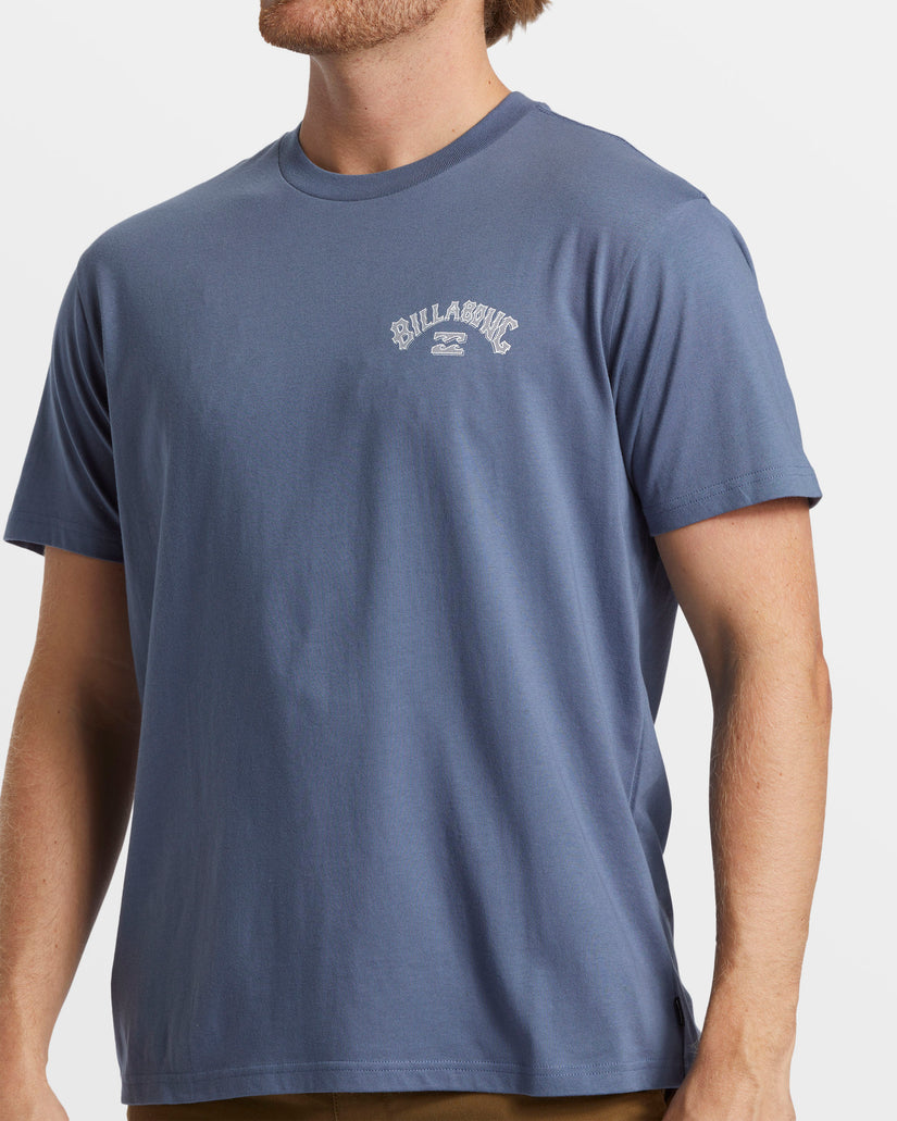 Arch Fill T-Shirt - Slate Blue