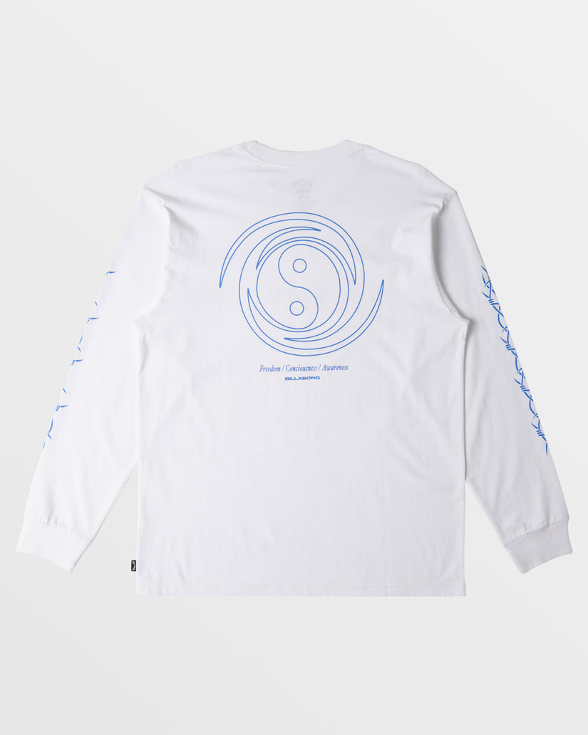 Triple Threat OG Long Sleeve T-Shirt - White