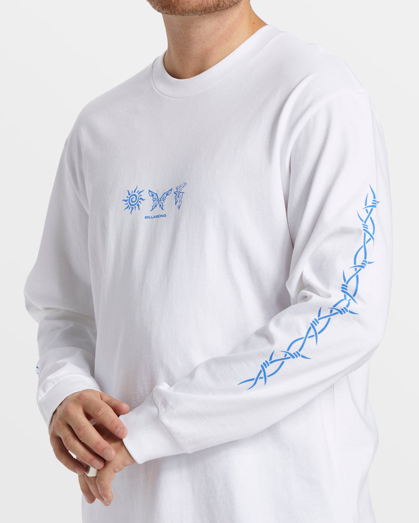 Triple Threat OG Long Sleeve T-Shirt - White