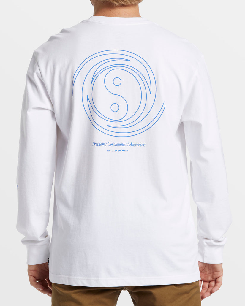 Triple Threat OG Long Sleeve T-Shirt - White