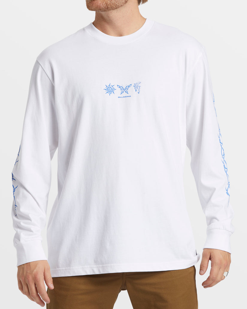 Triple Threat OG Long Sleeve T-Shirt - White