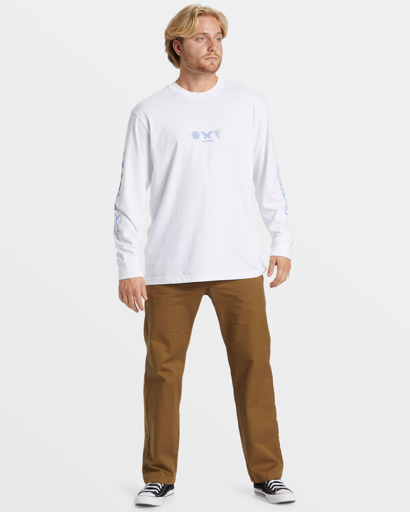 Triple Threat OG Long Sleeve T-Shirt - White