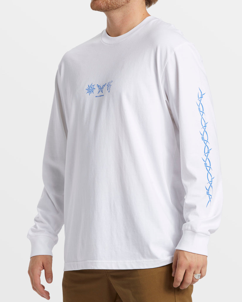 Triple Threat OG Long Sleeve T-Shirt - White