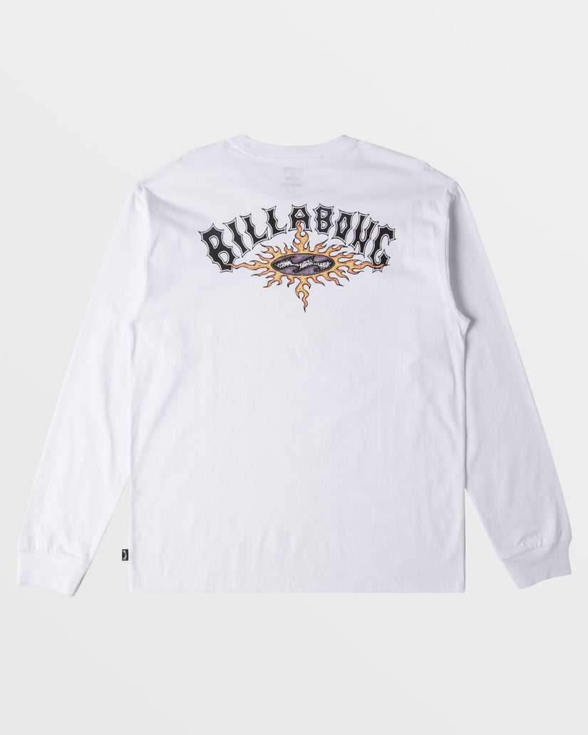 Theme Arch Long Sleeve T-Shirt - White