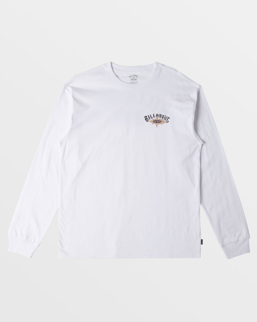 Theme Arch Long Sleeve T-Shirt - White