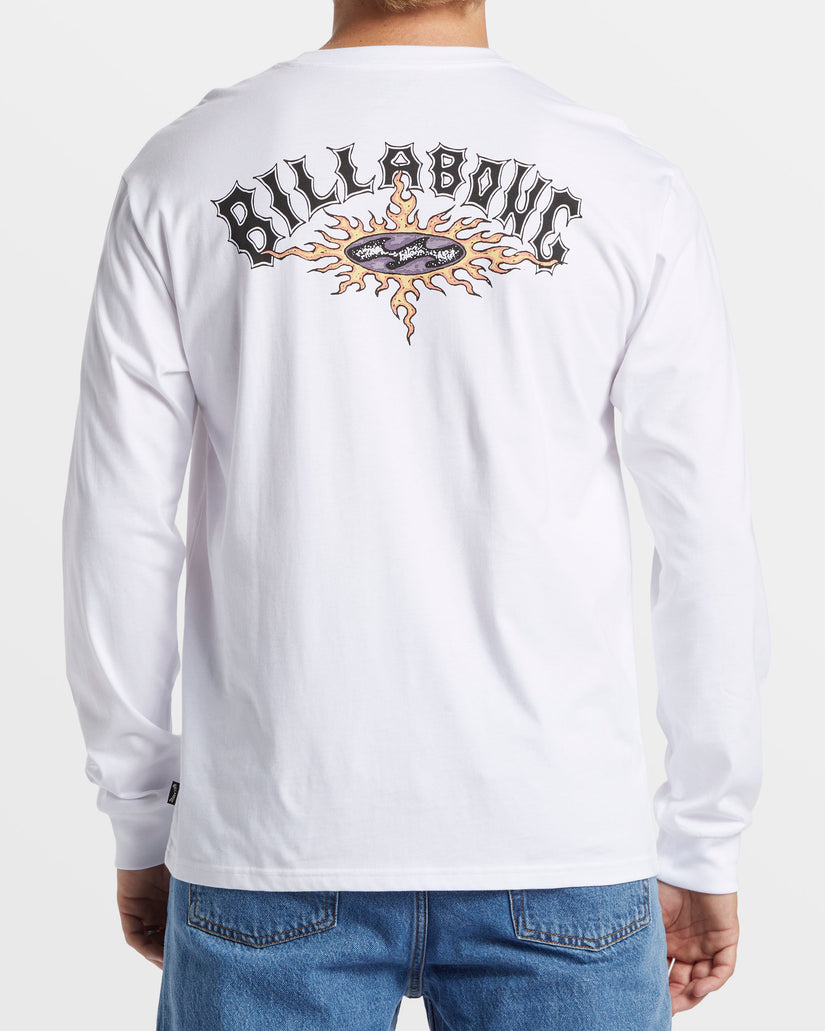 Theme Arch Long Sleeve T-Shirt - White