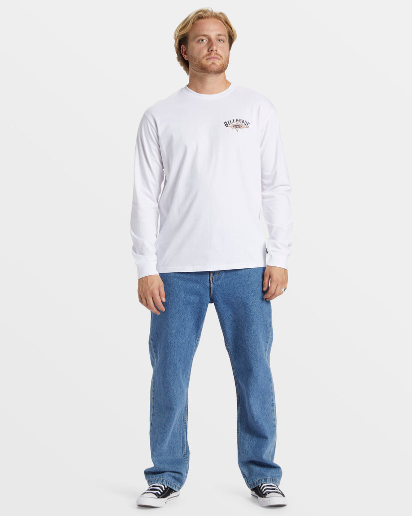 Theme Arch Long Sleeve T-Shirt - White