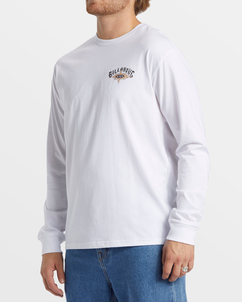 Theme Arch Long Sleeve T-Shirt - White