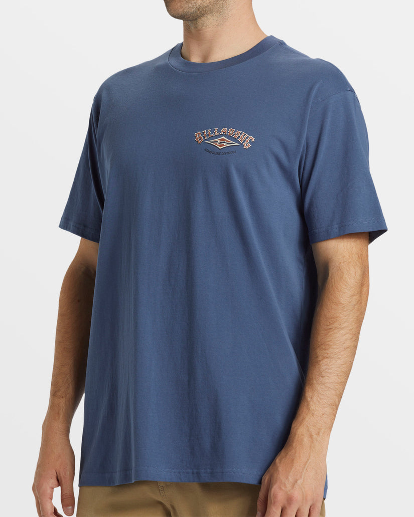 A/Div Arch T-Shirt - Slate Blue