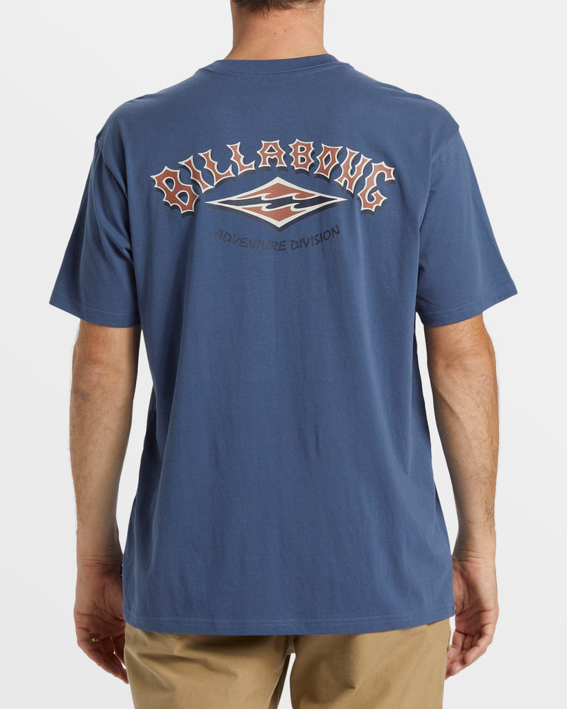 A/Div Arch T-Shirt - Slate Blue