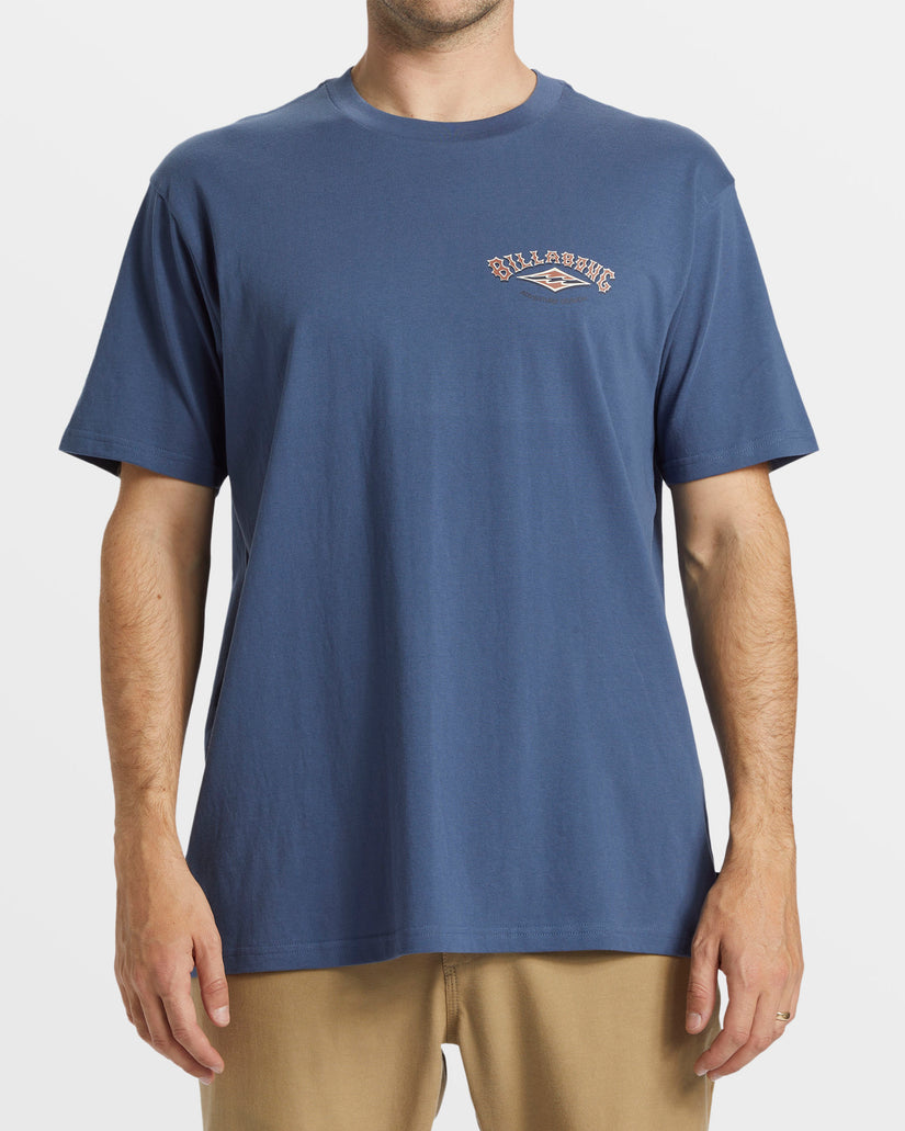 A/Div Arch T-Shirt - Slate Blue