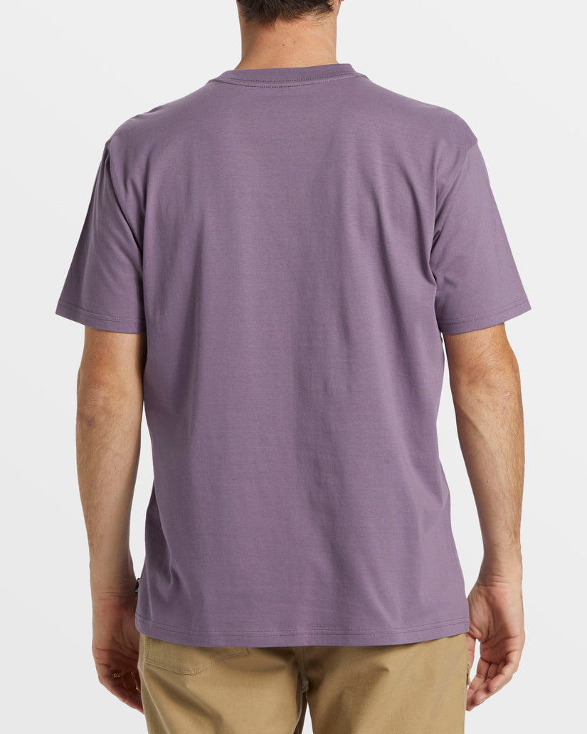 Topography T-Shirt - Dusty Grape