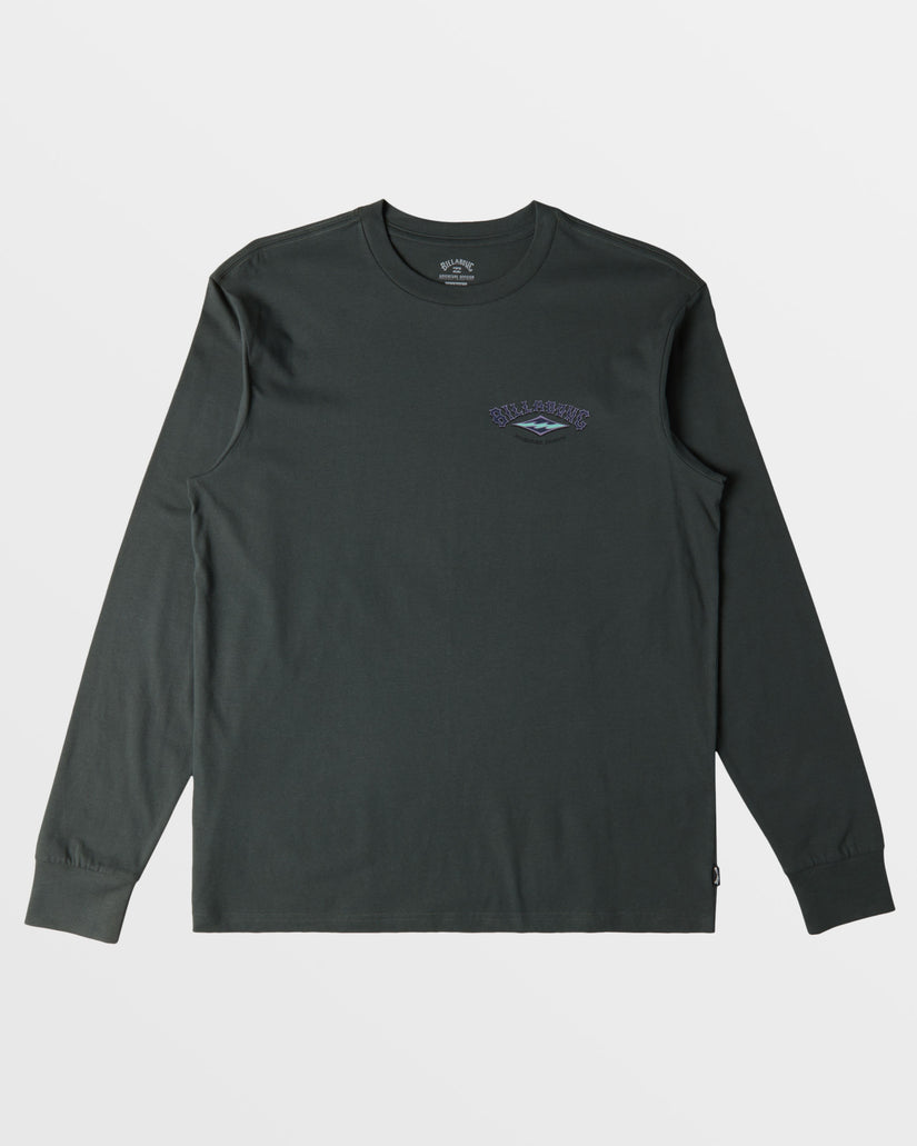 A/Div Arch Long Sleeve T-Shirt - Slate Green