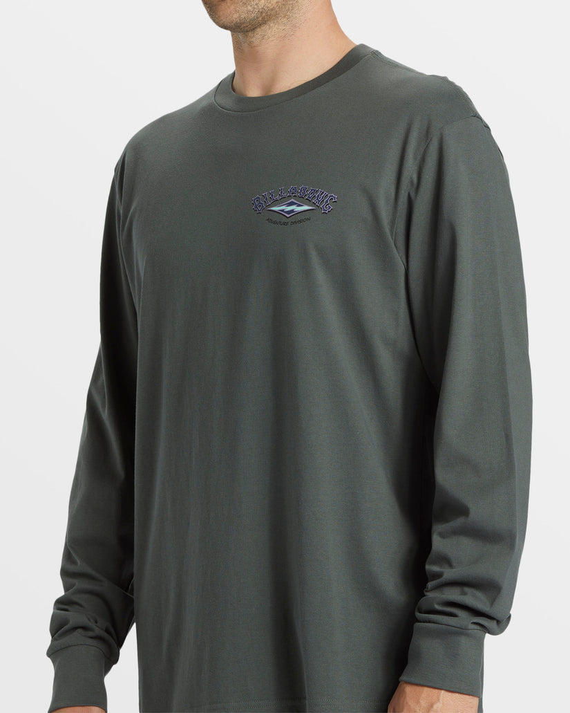 A/Div Arch Long Sleeve T-Shirt - Slate Green