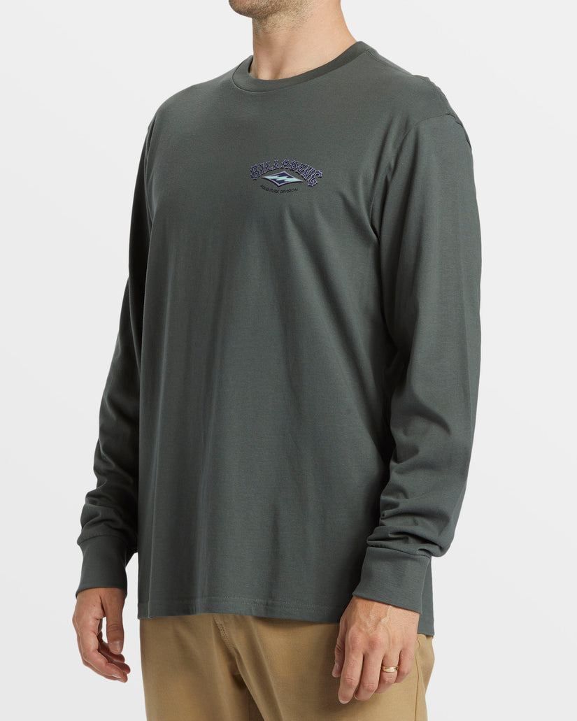 A/Div Arch Long Sleeve T-Shirt - Slate Green