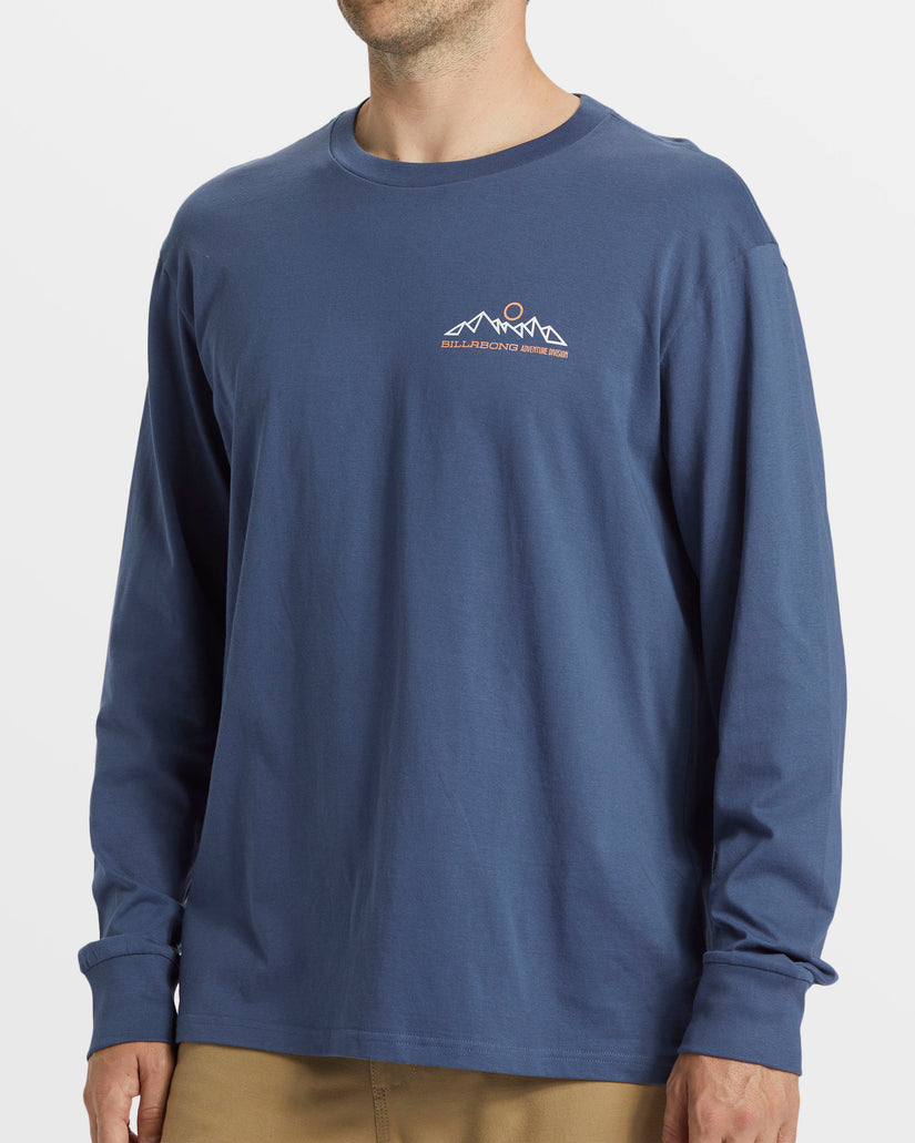 Range Long Sleeve T-Shirt - Slate Blue