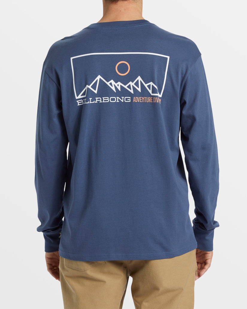 Range Long Sleeve T-Shirt - Slate Blue