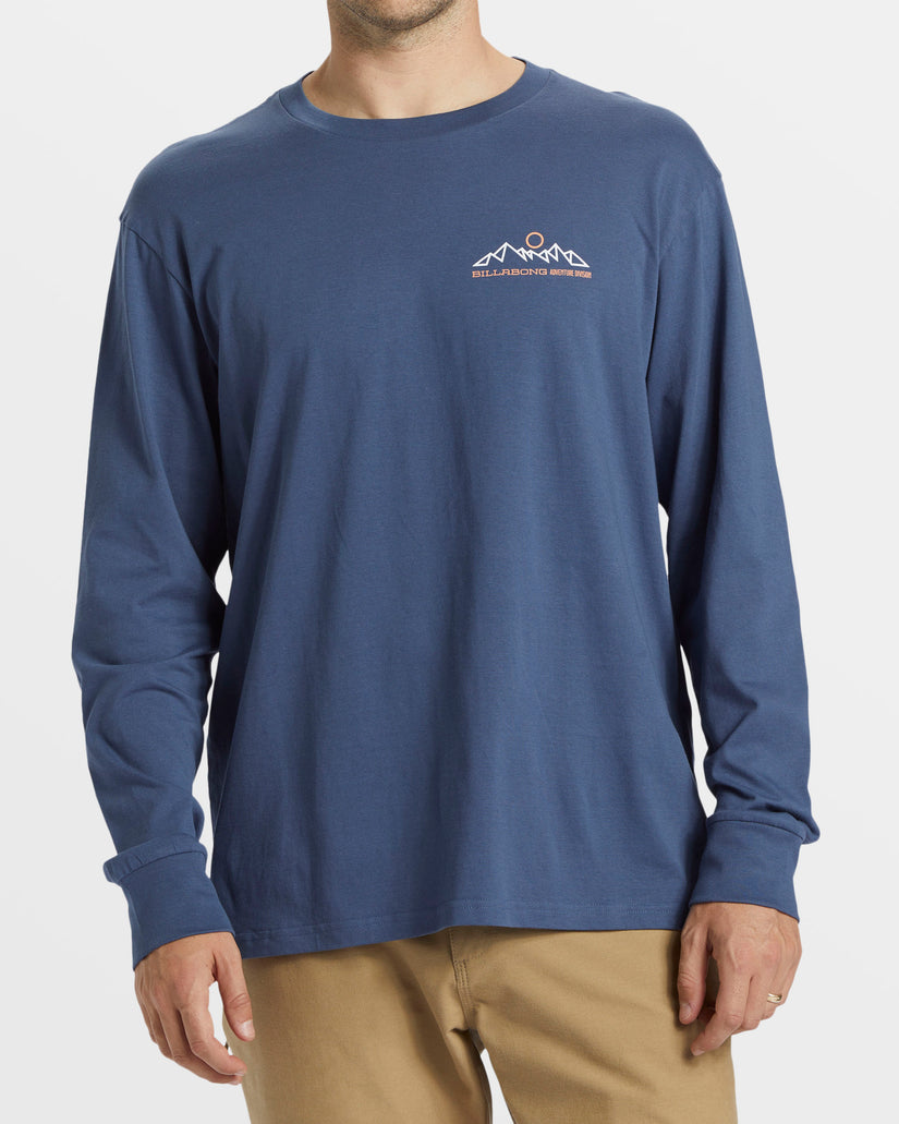 Range Long Sleeve T-Shirt - Slate Blue