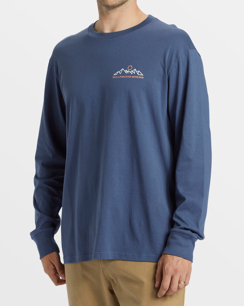 Range Long Sleeve T-Shirt - Slate Blue