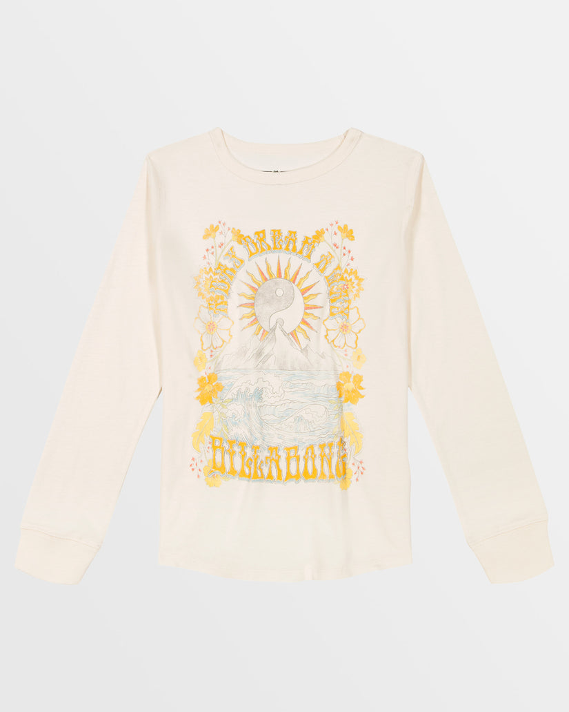 Girls Daydream Away Long Sleeve T-Shirt - Salt Crystal