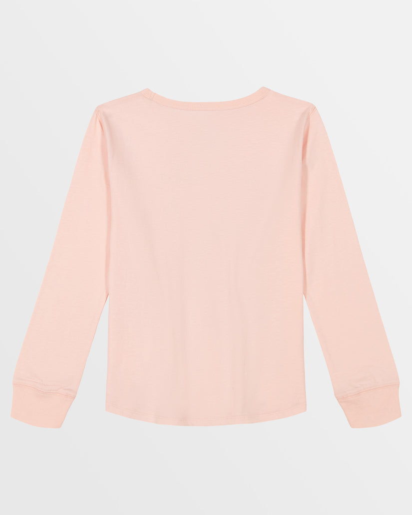 Girls Nature Free Long Sleeve T-Shirt - Feelin Peachy