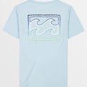 Little Boys Crayon Wave T-Shirt - Coastal Blue