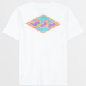 Little Boys Crayon Wave Diamond T-Shirt - White